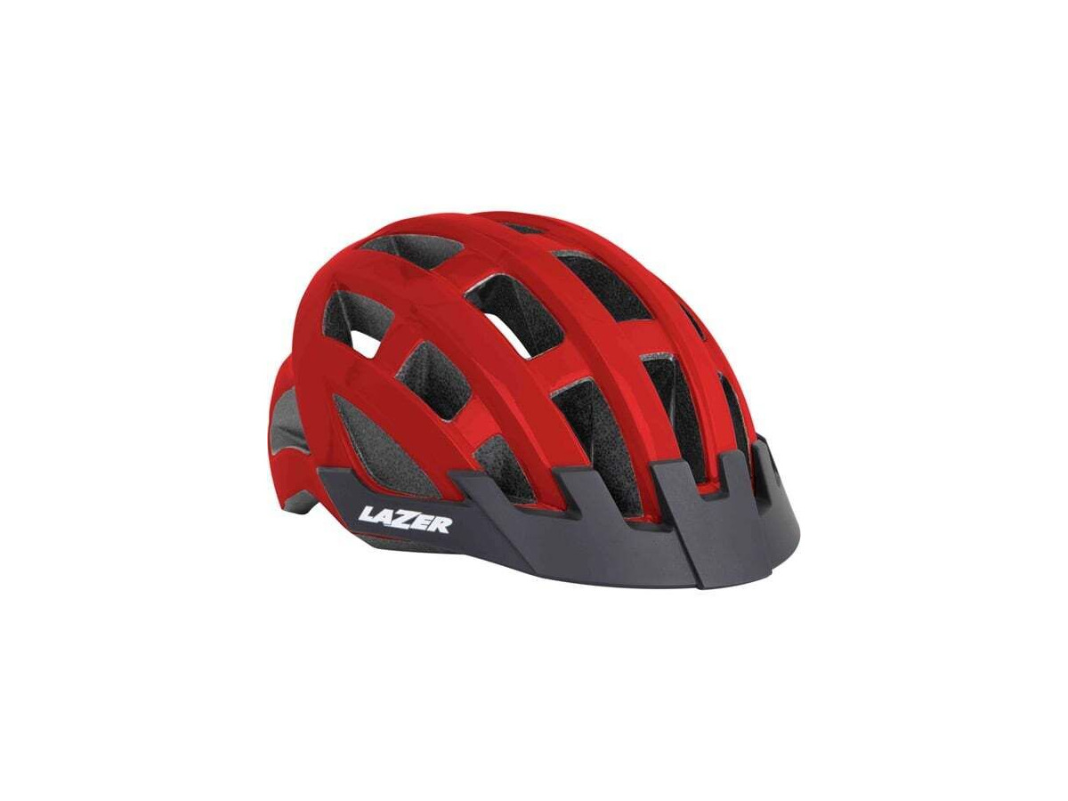 Lazer Compact red uni-size adult helmet click to zoom image