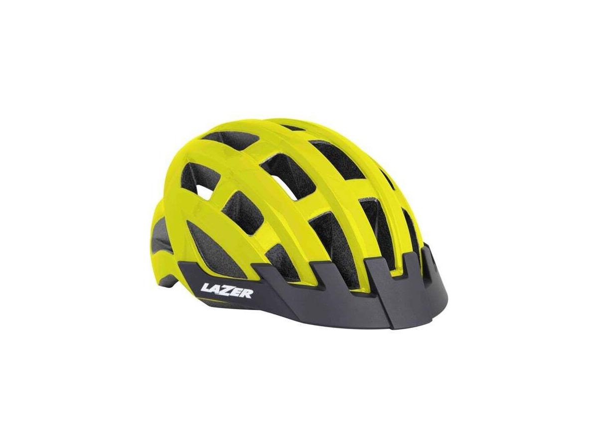 Lazer Compact flash yellow uni-size adult helmet click to zoom image