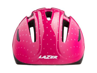 Lazer Bob+ Helmet, Pink Dots, Uni-Kids click to zoom image