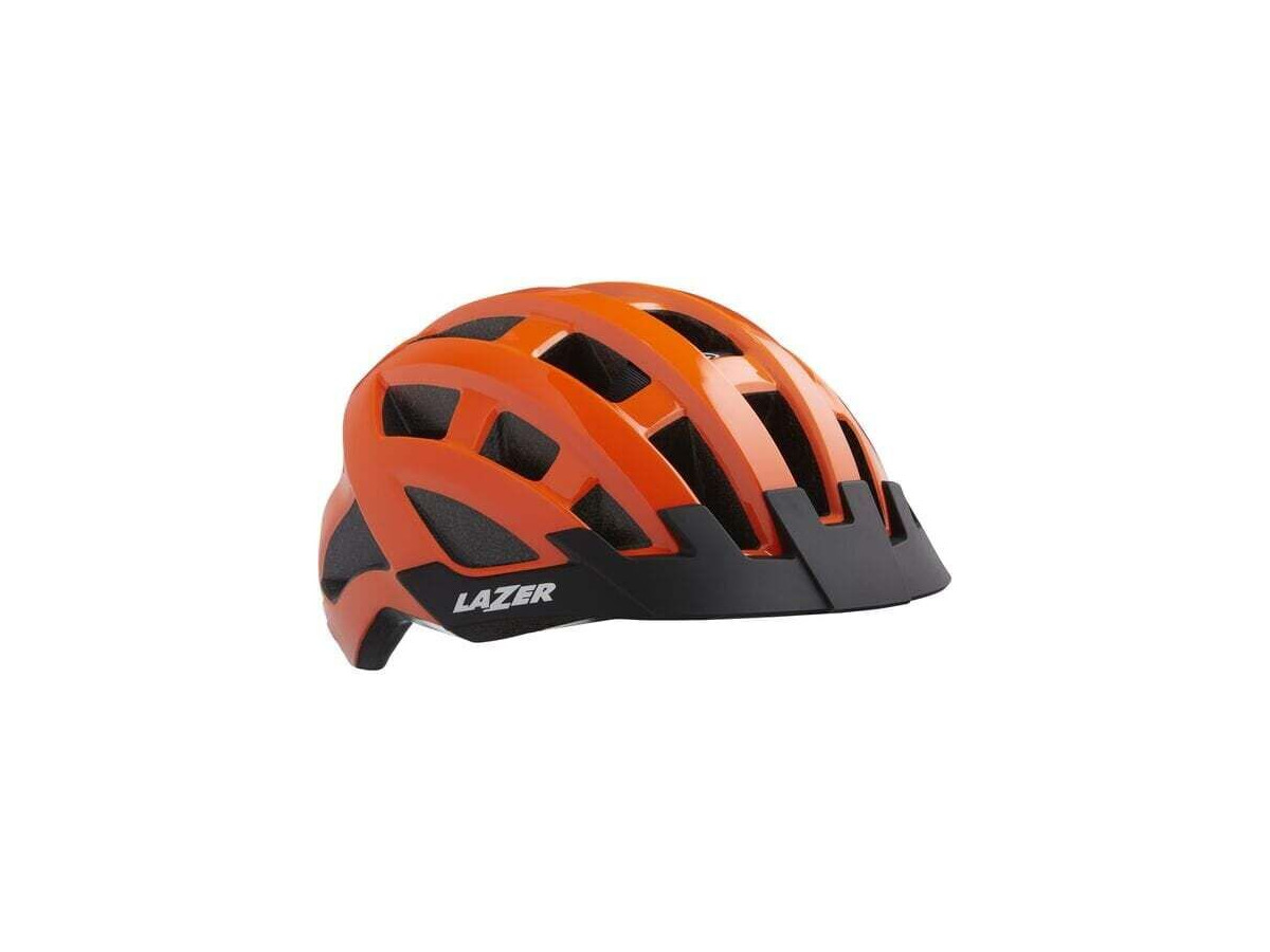 Lazer Compact Helmet, Flash Orange, Uni-Adult 54 - 61 cm click to zoom image