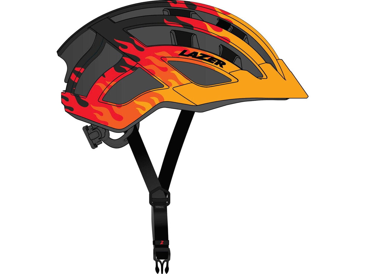 Lazer J2 Matt Flames OE UNI Matt Orange Flames click to zoom image