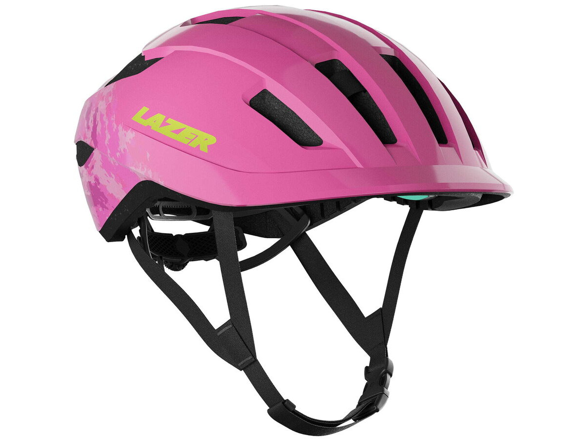 Lazer J1 KC Helmet, Clouds, Uni-Youth Pink click to zoom image