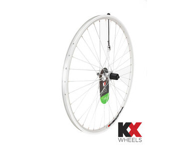 KX Hybrid 700C Doublewall Q/R Cassette Wheel Rim Brake (Rear) SILVER