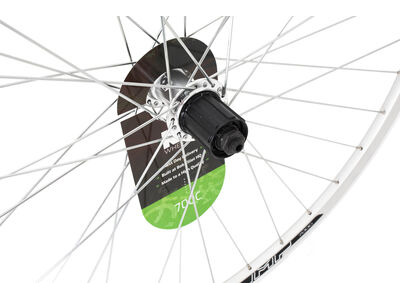 KX Hybrid 700C Doublewall Q/R Cassette Wheel Rim Brake (Rear) SILVER click to zoom image