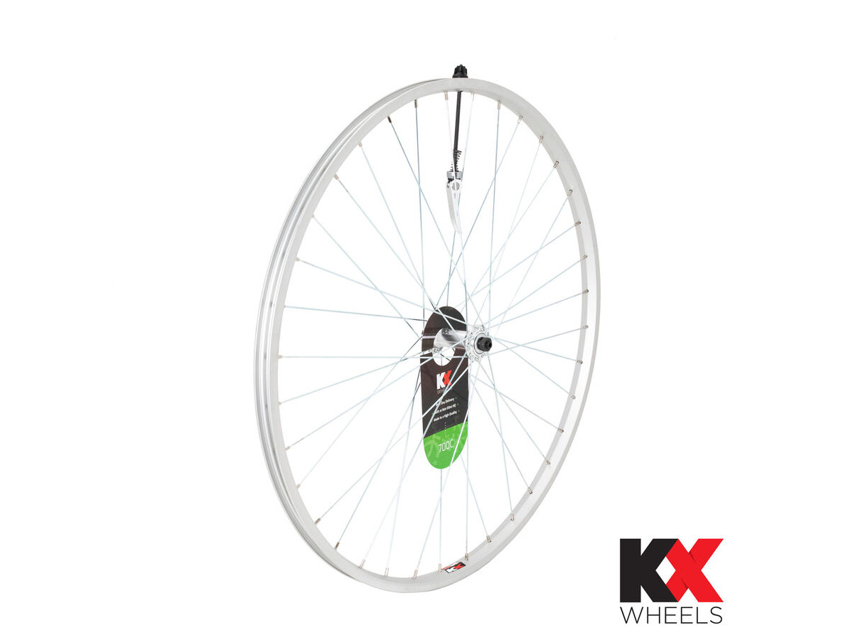 KX Hybrid 700C Singlewall Q/R Wheel Rim Brake (Front) SILVER click to zoom image
