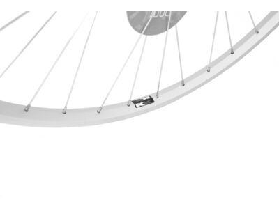 KX Hybrid 700C Singlewall Solid Axle Screw On Wheel Rim Brake (Rear) SILVER click to zoom image