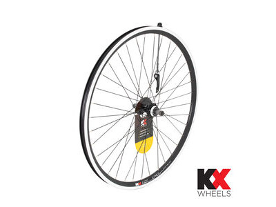 KX MTB 26" Doublewall Q/R Screw On Wheel Rim Brake (Rear) BLACK