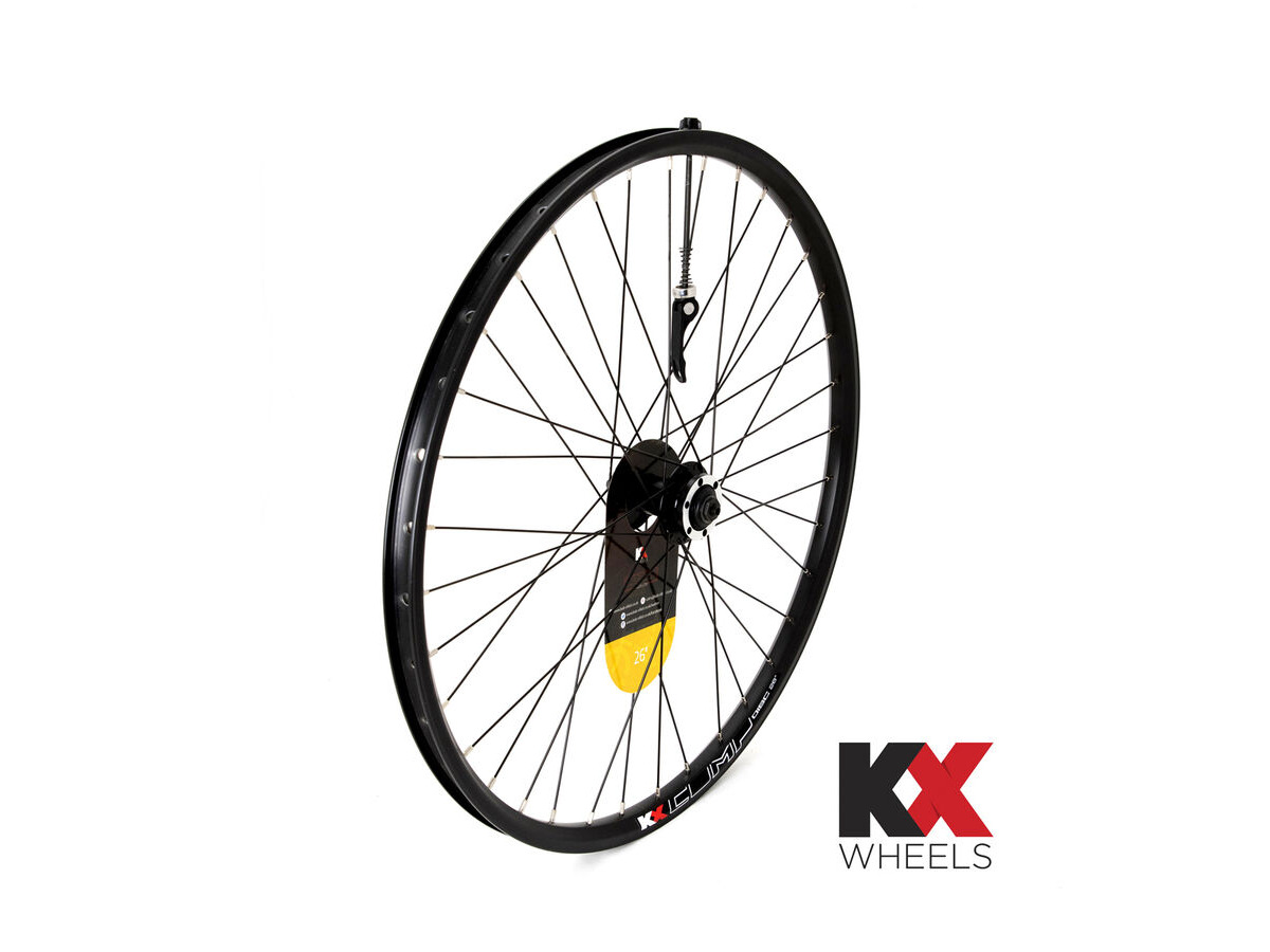 KX MTB 26" Doublewall Q/R Wheel Disc Brake (Front) BLACK click to zoom image