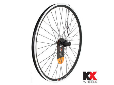 KX MTB 27.5" 650B Doublewall Q/R Cassette Wheel Rim Brake in Black (Rear)