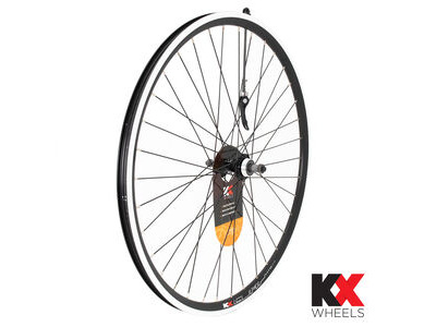 KX MTB 27.5" 650B Doublewall Q/R Screw On Wheel Rim Brake in Black (Rear)