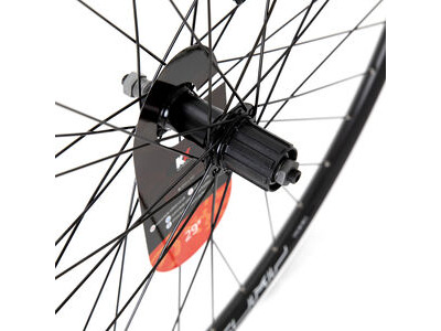 KX MTB 29" 29er Doublewall Q/R Cassette Wheel Rim Brake in Black (Rear) click to zoom image