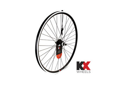 KX MTB 29" 29er Doublewall Q/R Screw On Wheel Rim Brake in Black (Rear)
