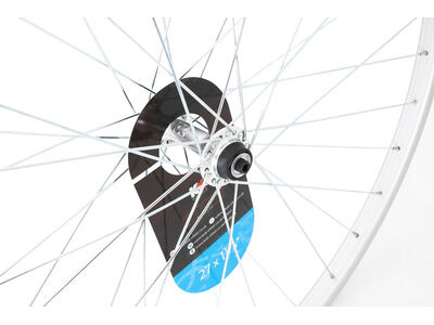 KX Road 27 x 1 1/4" Singlewall Q/R Wheel Rim Brake in Silver (Front) click to zoom image