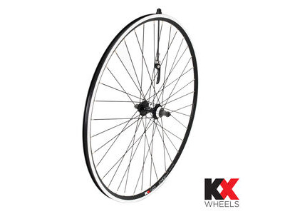 KX Road 700C Doublewall Q/R Screw On Wheel Rim Brake (Rear) BLACK