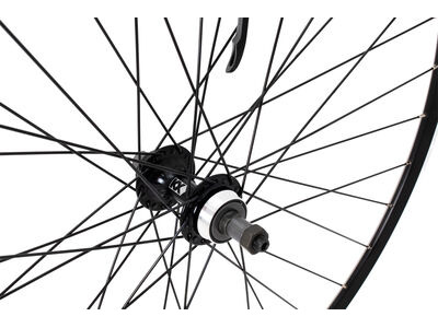 KX Road 700C Doublewall Q/R Screw On Wheel Rim Brake (Rear) BLACK click to zoom image
