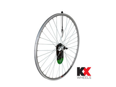 KX Road 700C Doublewall Q/R Screw On Wheel Rim Brake (Rear) SILVER