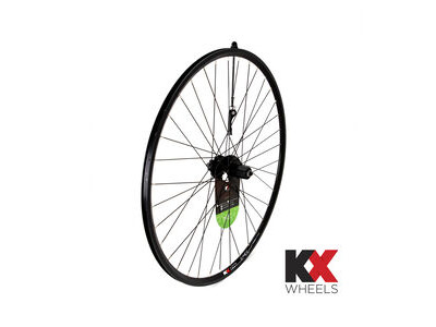 KX Road 700C Doublewall Q/R Wheel Cassette Disc Brake in Black (Rear)