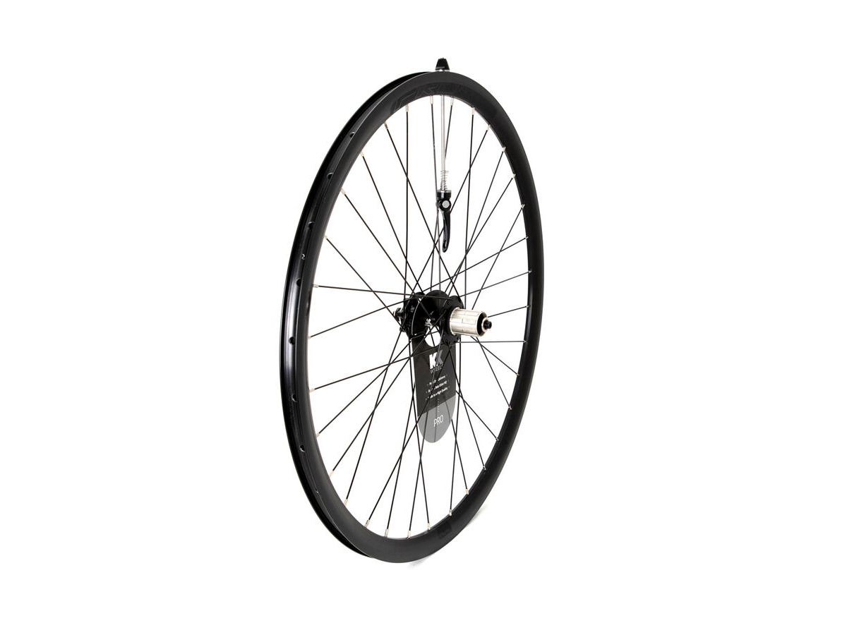 KX Pro Road 700C Q/R Disc Sealed Bearing 10-11 Speed Wheels Rear click to zoom image