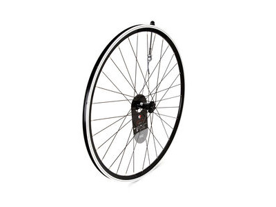KX Pro Road 700C Q/R Sealed Bearing 8-10 Speed Wheels in Black Front