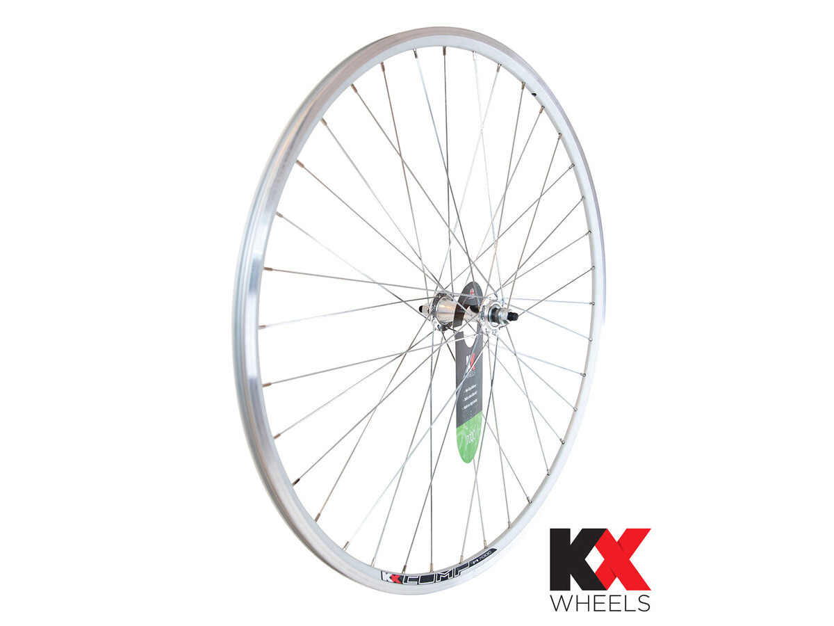 KX Eco FXD 700c Fixie Wheel in Silver (Front) click to zoom image