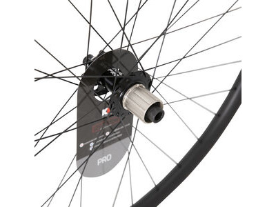 KX Pro 27.5" MTB Disc Tubeless Thru Axle Wheels in Black click to zoom image