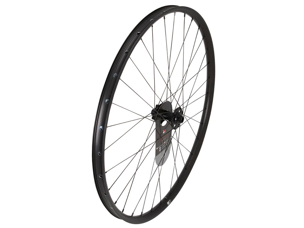 KX Pro 29" MTB Disc Tubeless Thru Axle Wheels in Black Front click to zoom image
