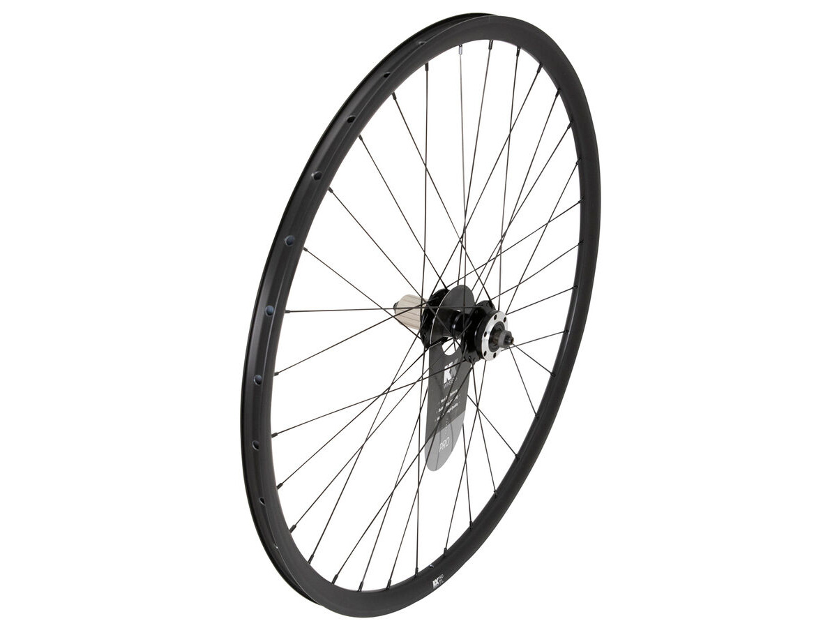 KX Pro Road Disc Tubeless Q/R Wheels in Black Rear click to zoom image