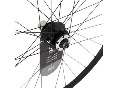 KX Pro Road Disc Tubeless Q/R Wheels in Black Rear click to zoom image