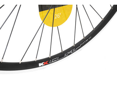 KX Economy MTB 26" Double Wall 36H Rim in Black