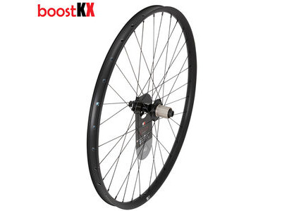 KX KX Pro 27.5" MTB Disc Tubeless Thru Axle Boost Wheels in Black Rear click to zoom image