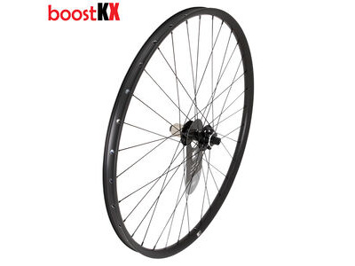 KX KX Pro 29" MTB Disc Tubeless Thru Axle Boost Wheels in Black Front click to zoom image