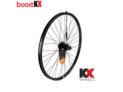 KX MTB 27.5" 650B Doublewall Q/R Cassette Wheel Disc Brake 141mm Boost in Black (Rear)