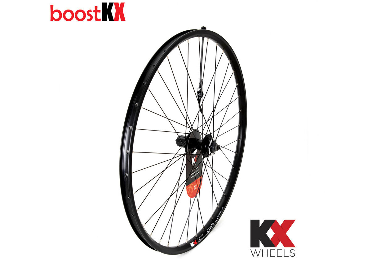 KX MTB 29" Doublewall Q/R Cassette Wheel Disc Brake 141mm Boost in Black (Rear) click to zoom image