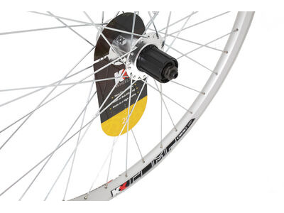 KX MTB 26" Doublewall Q/R Cassette Wheel Disc Brake (Rear) in Silver click to zoom image