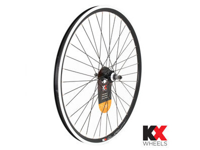 KX MTB 27.5" 650B Doublewall Solid Axle Screw On Wheel Rim Brake in Black (Rear)