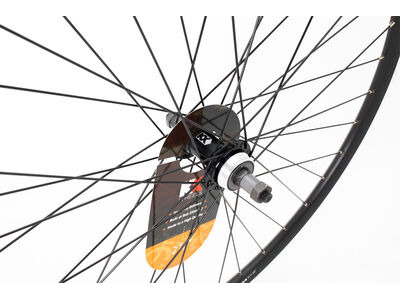 KX MTB 27.5" 650B Doublewall Solid Axle Screw On Wheel Rim Brake in Black (Rear) click to zoom image