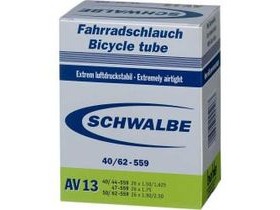 SCHWALBE 20x1.75-2.125 AV (Auto/Schrader) Tube AV7
