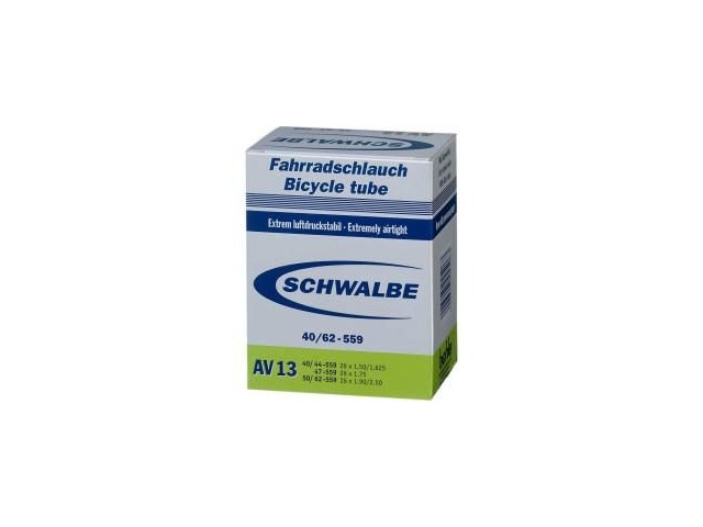 SCHWALBE 24x1.75-24x1 3/8 AV(Auto/Schrader) Tube AV9 click to zoom image