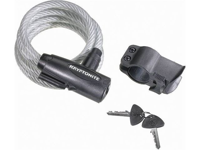 KRYPTONITE Keeper value key cable lock with bracket (10 mm x 180 cm) click to zoom image