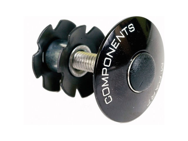 M-PART Alloy star nut set 1-1/8" black click to zoom image