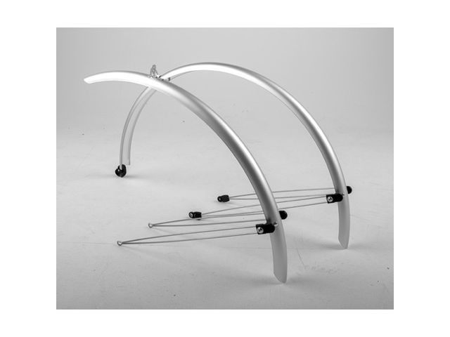 M-PART Commute full length mudguards 700 x 38mm silver click to zoom image