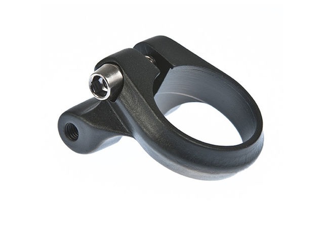 M-PART Seat clamp with rack mount 28.6mm black click to zoom image