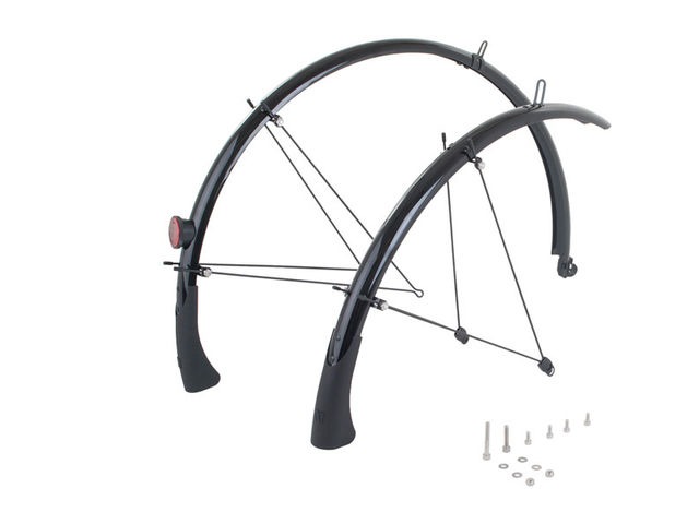 M-PART Primo full length mudguards 700 x 38mm black click to zoom image