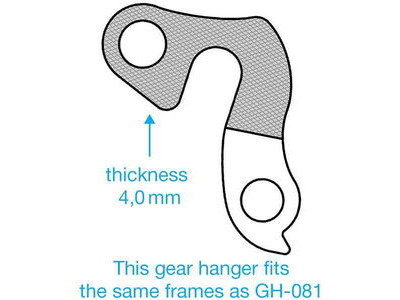 M-Part GEAR HANGER various bike brands click to zoom image