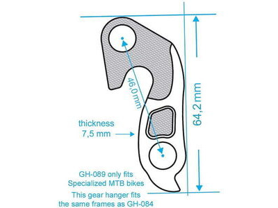 M-Part GEAR HANGER Specialized click to zoom image