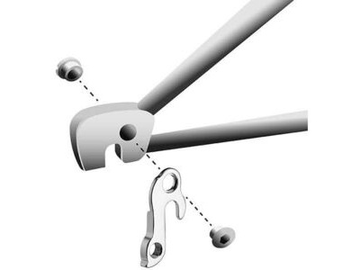 M-Part GEAR HANGER Bianchi, Focus, Stevens etc. click to zoom image
