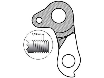 M-Part GEAR HANGER Bulls (direct mnt M12 1.75) click to zoom image