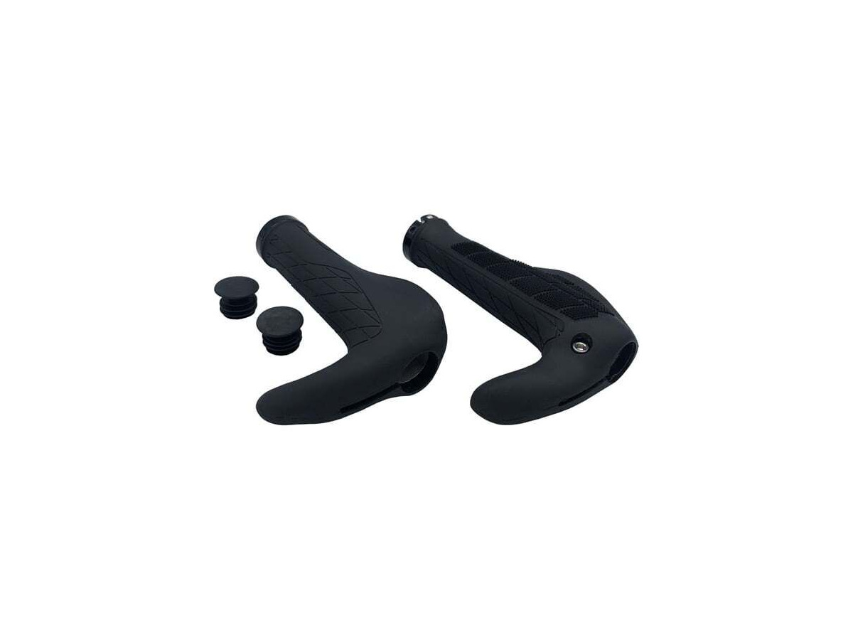 M-Part Ergo Comfort grips with barend, black click to zoom image