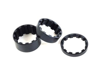 M-Part Splined alloy headset spacers 1-1/8 inch x 5 mm black