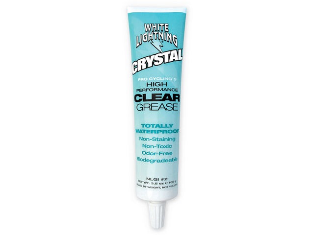 White Lightning Crystal, Clear Grease, 3.5oz 100g tube click to zoom image